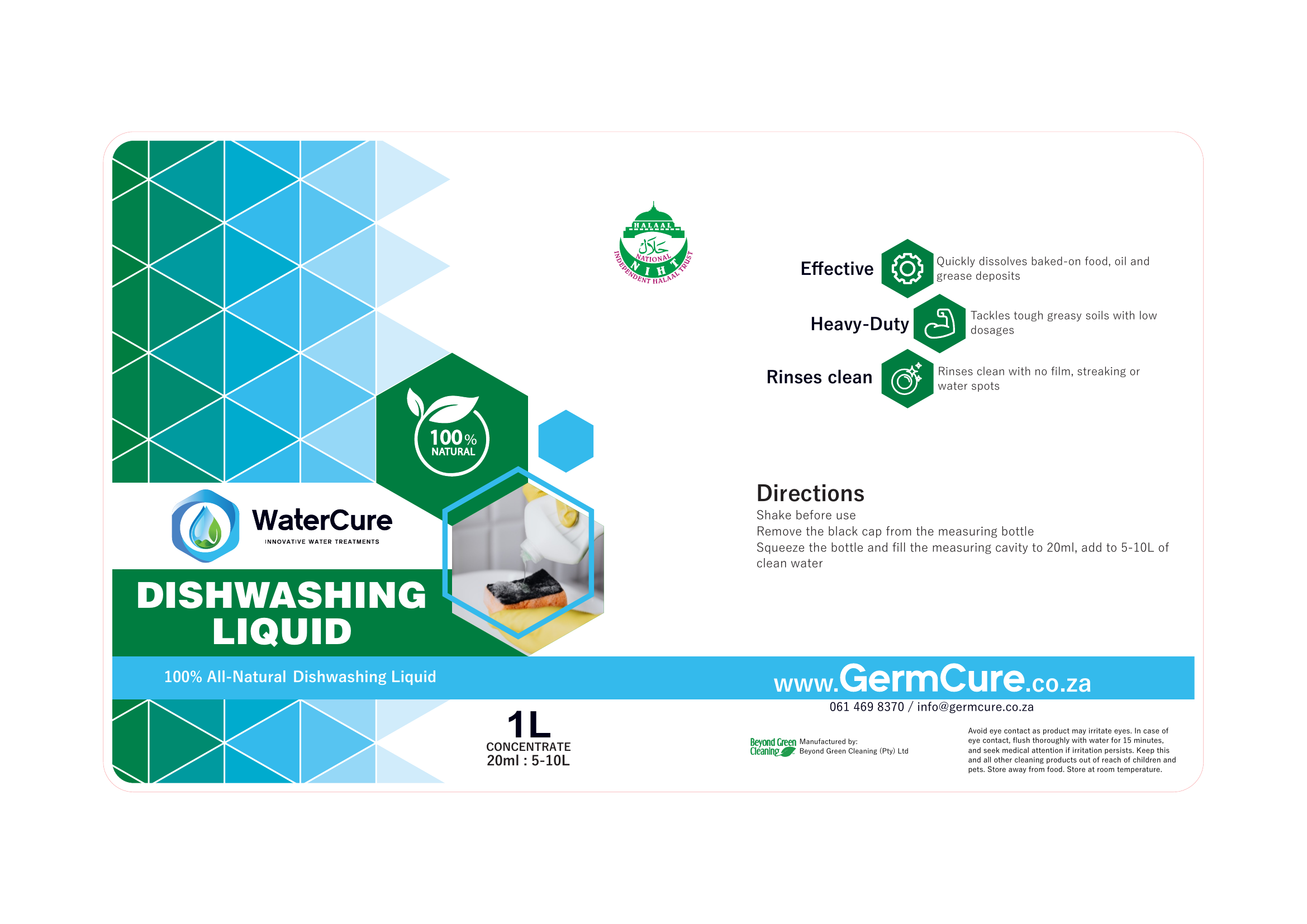 GermCure Dishwashing Liquid